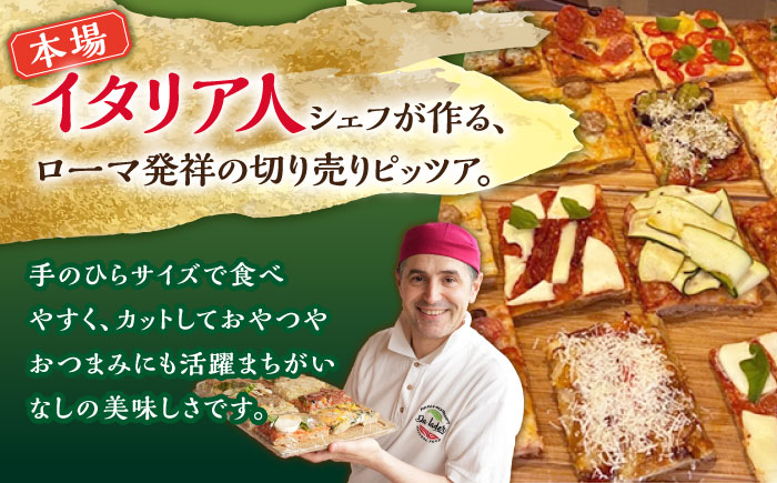 【12回定期便】本場イタリアの味 冷凍切り売りピッツア 4種セット /Da Iader [UDP005]