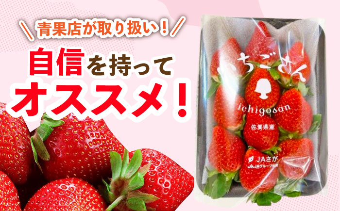 【先行予約】佐賀のブランドいちご いちごさん 約1kg（約250g×4p）/中村青果店 [UDK007] いちご イチゴ 苺 果物 フルーツ