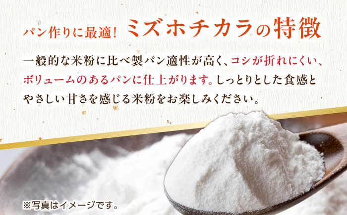 【栽培期間中 農薬・化学肥料不使用】ミズホチカラ 米粉10kg（1kg×10袋） /鶴ノ原北川農園 [UDL033]