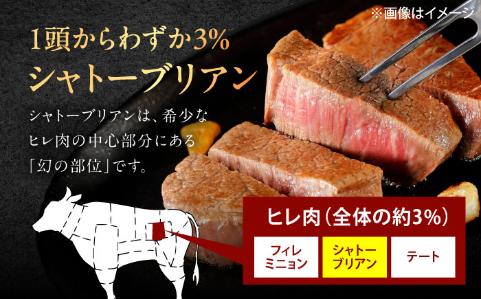 佐賀牛 シャトーブリアン・サーロインステーキセット 計900g [UEM063]