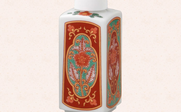 【有田焼】ポチっとちょいかけ 醤油さし 角型 古伊万里風 オリエンタル /やきもの工房 成 [UDU066]