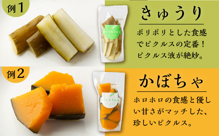 【4回定期便】季節のピクルス 4種セット /おかわりのうえん [UDD004] 漬物 加工品 惣菜 野菜