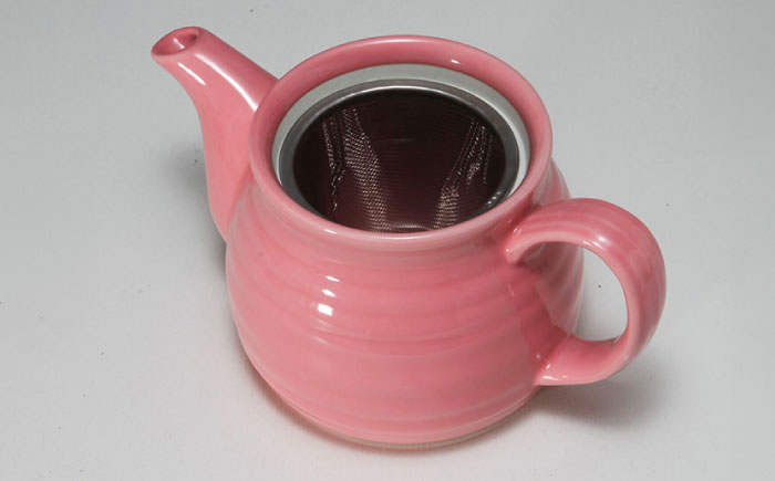 【有田焼】ポット型急須 桜色 /やきもの工房 成 [UDU006]