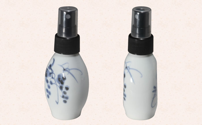 【有田焼】ミストスプレー 醤油さし 丸型 ぶどう /やきもの工房 成 [UDU051]