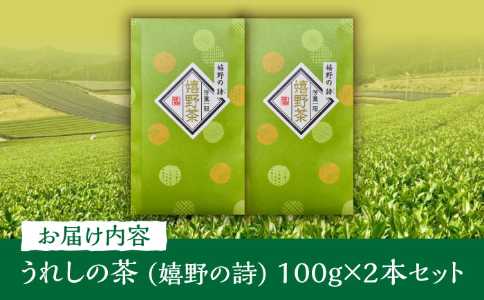うれしの茶 嬉野の詩 2本セット /有限会社 原製茶園 [UEJ002] 茶 お茶 茶葉 日本茶 煎茶