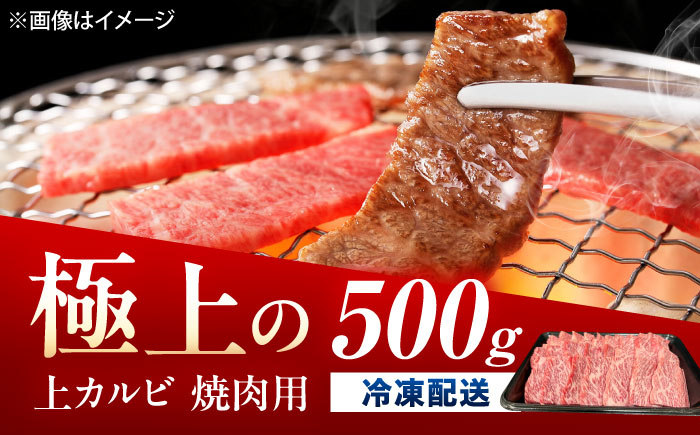佐賀牛 上カルビ 焼肉用 500g /MKミート武雄 [UEM049]