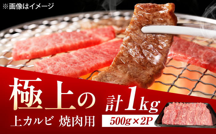 佐賀牛 上カルビ 焼肉用 1kg（500g×2p） /MKミート武雄 [UEM053]