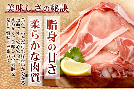 【こだわりのブランド豚】芳寿豚 ロース 2mm 薄切り しゃぶしゃぶ用（生姜焼き）1kg×2P 合計2kg 豚肉 業務用 訳あり わけあり ワケアリ うす切り C-111