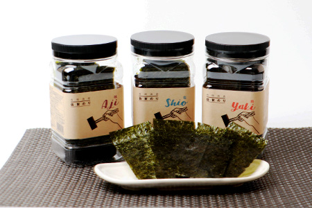 有明海産 佐賀海苔 3種 8切 合計144枚 詰め合わせ セット 焼のり 塩のり 味のり 食べ比べ 原材料にこだわった 贅沢 海苔 佐賀県 鹿島市