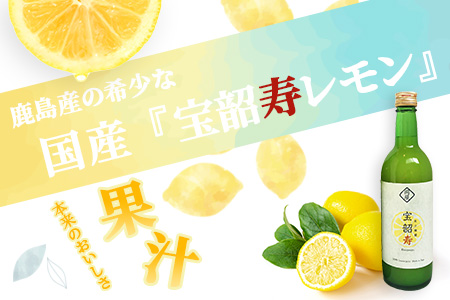 【先行予約】無添加100％ 国産 レモン果汁 720ml × 3本 セット 計2160ml | ふるさと納税 レモン レモン果汁 果汁 檸檬 れもん 宝韶寿レモン 佐賀県 鹿島市 ふるさと 人気 送料無料 B-334