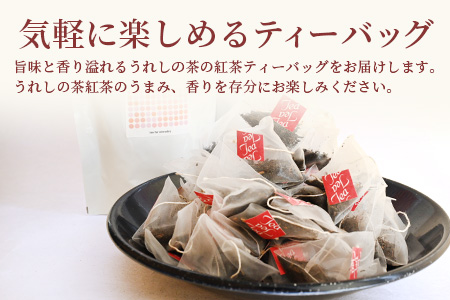 佐賀県産 うれしの茶 紅茶 ティーバッグ（合計60袋）美味しいお茶を贈り物に ご自宅用にもおススメ [紅茶 茶 うれしの茶 ティーバッグ 贈り物 贈答品 ご家庭用 おすすめ 送料無料] B-801