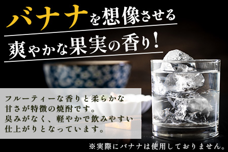 【芋焼酎】甘蕉 魔界への誘い 720ml×6本 [焼酎 芋焼酎 お酒 酒 甘蕉 バナナ 黄麹 麹 香り 爽やか 甘さ 果実香 おすすめ 人気 送料無料] E-142