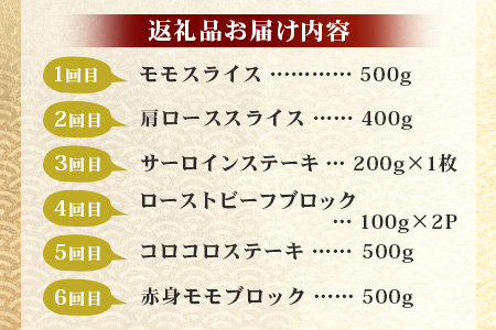 【定期便12回】佐賀牛 食べ比べ 定期便 モモスライス 肩ロース サーロインステーキ 切り落し ローストビーフ 焼肉 サイコロステーキ モモブロック V-45