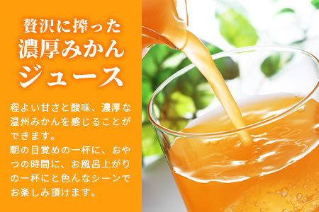 【予約受付】100% 生搾り ストレートジュース 鹿島市産 温州みかん みかんジュース 500ml×合計4本 佐賀県 鹿島市 B-540