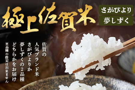  令和7年産 鹿島市産 [さがびよりor夢しずく] 1kg 1袋 【品種指定不可】 玄米 精米  AA-73
