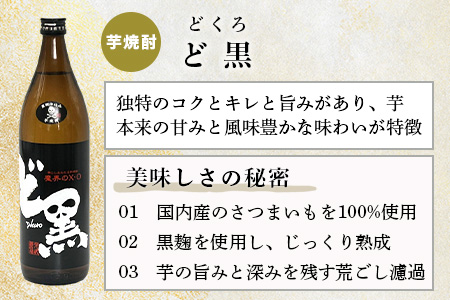 B-692 芋焼酎セット【ど黒・芋濁】２本セット【光武酒造場】Cコース 焼酎 芋焼酎