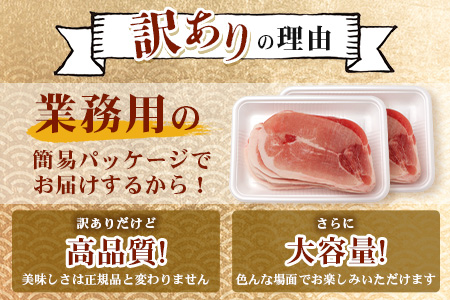 訳あり【配送月が選べる】芳寿豚 ももスライス 1kg×2袋 合計2kg モモ B-746 豚肉 スライス SPF プレミアムポーク ブランド豚