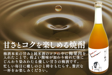 【梅酒】光武 癒しの梅酒 720ml 6本セット [梅酒 うめ酒 梅 お酒 酒 国産梅 梅果肉 酸味 すっきり おすすめ 人気 送料無料] E-143