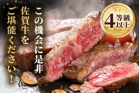 佐賀牛 サーロインステーキ 400g ステーキソース付 佐賀県産 バーベキュー アウトドア BBQ D-188