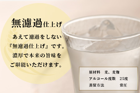 B-691【焙煎麦焼酎】魔女の悪戯 720ml×2本ｾｯﾄ【光武酒造場】 焼酎 麦焼酎