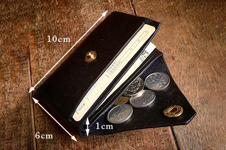 C-53【革細工】コンパクトウォレット（レザークラフト）