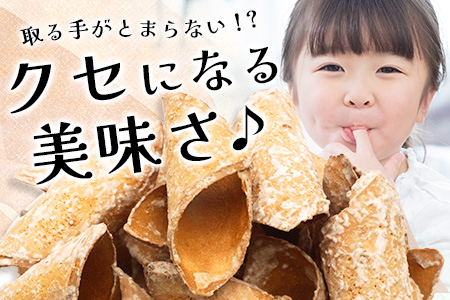 鹿島名菓　生姜入り　巻きせんべい　鹿島福祉作業所　B-727