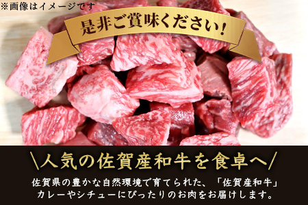 B-81 ＼生活応援／佐賀産 和牛 カレー・シチュー用 600g 佐賀産和牛 肉 佐賀 牛肉 佐賀県 鹿島市 冷凍 送料無料 人気