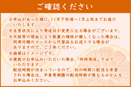 【１２月～１月上旬お届け】鹿島みかん 根域制限栽培一口みかん 約５.５ｋｇ A-178