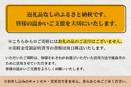 佐賀県鹿島市への寄付（返礼品はありません） 1口 1,000円【返礼品なし】
