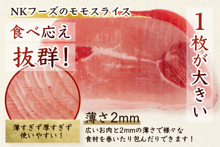 訳あり【配送月が選べる】芳寿豚 ももスライス 1kg×2袋 合計2kg モモ B-746 豚肉 スライス SPF プレミアムポーク ブランド豚