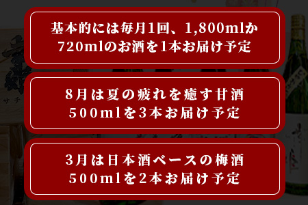 【１0か月お届け】鹿島の酒蔵「幸姫酒造」 定期便 Q-2