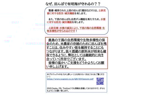 B-509 有明海を守る、未来を守る。「ごえん」720ml×2本 矢野酒造・馬場酒造場