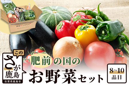 【野菜ソムリエ選定】A-4 肥前の国のお野菜詰め合わせセット