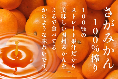 B-245 ＼工場直送／果汁100％ さがみかん100%搾り 330ml × 12本|計3960ml | 温州みかん果汁100% |ストレート|オレンジジュース|濃厚|フルーティ|鹿島市製造|人気|安心安全 |リピーター