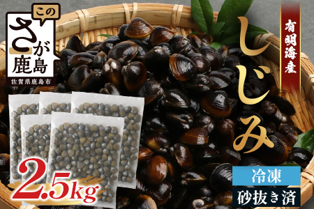 B-391　冷凍シジミ2.5kg（500g×5袋）