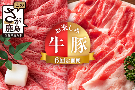 合計4.72kg 定期便 6回 佐賀の牛・豚 お楽しみ定期便 J-30