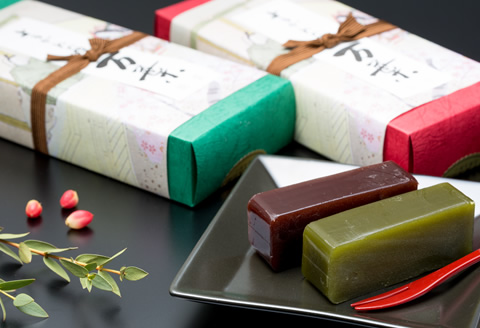 小城羊羹（ねり）万葉 贈答品（2本入り）　増田羊羹舗　羊羹 ようかん ギフト 煉羊羹 羊かん 和菓子 詰め合わせ スイーツ 送料無料