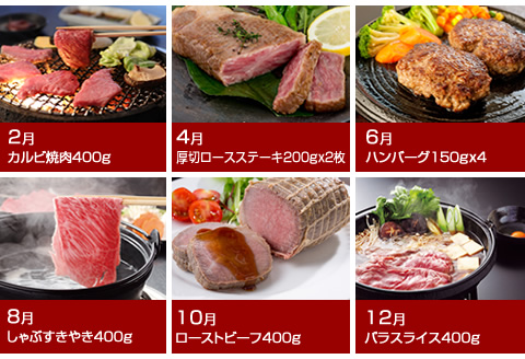 【定期便】 (年6回/隔月お届け) 佐賀牛 ブランド牛 お届け便・偶数月