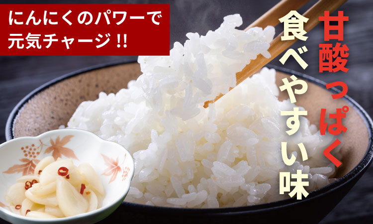 発芽ニンニク甘酢漬けセット（３パック） 健康志向 無臭  にんにく 社会福祉 臭いが少ない ニンニク