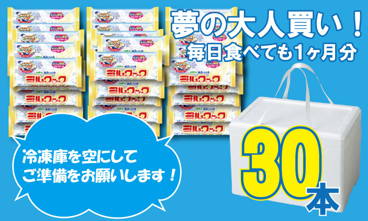竹下製菓 ミルクック レギュラーサイズ（30本） 送料無料 竹下製菓 アイスクリーム スイーツ ミルクセーキ　ミルク　練乳　 佐賀 九州 限定 地方 ご当地 お取り寄せ ギフト 大容量　小分け 個包装 シェア  人気 ランキング 高評価