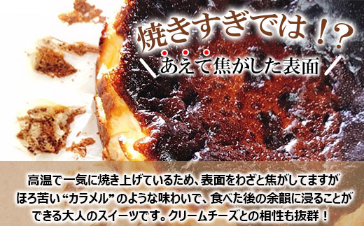 ハングリー特製とろけるバスクチーズ ケーキ  ( 5号 15cm ) 冷凍 バスクチーズケーキ チーズケーキ ケーキ 5号 15cm