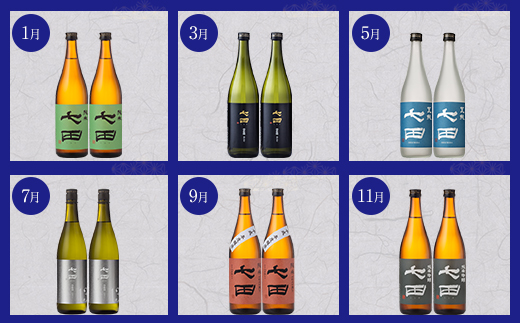 【定期便】銘酒「七田」隔月(奇数月) 2ヶ月に1回 お届け 天山酒造 日本酒 地酒 蔵元直送 お酒 アルコール 小城市