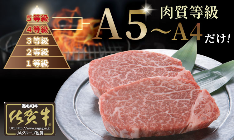 【定期便】佐賀牛 ヒレ ステーキ 540ｇ（180ｇ×3）（全6回／連続月お届け） 冷凍 赤身 国産 お肉 ブランド牛 牛肉 ステーキ フィレ 希少部位 贅沢