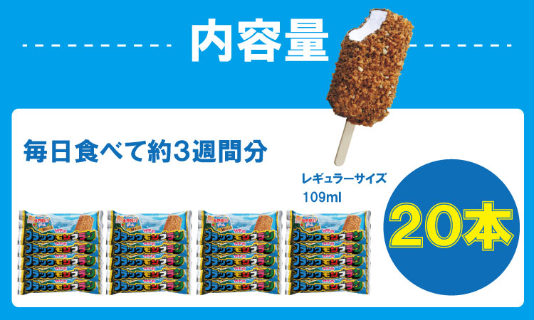 ブラックモンブラン20本セット 竹下製菓 アイス クリーム スィーツ  あいす アイスバー スイーツ バニラ チョコ クランチ 佐賀 九州 限定 詰め合わせ アソート 地方 ご当地 お取り寄せ ギフト 小分け 個包装 人気 ランキング 送料無料