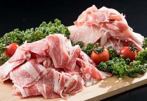 佐賀牛＆さくらポーク切り落とし（4,000g）JAよりみち　国産牛肉 国産豚肉 食べ比べセット 佐賀牛 肥前さくらポーク 切り落とし 合計4.0kg お肉 九州産 計4キロ 送料無料　A5～A4 人気 ランキング