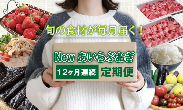 【定期便】 (12ヶ月連続お届け) ニューあいらぶおぎセット毎月お届け便