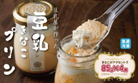 豆乳きな粉プリン!豆乳屋が作ったおいしいプリン! 豆乳クリーム きなこがアクセントのおいしいプリン! 牛乳不使用 とろける 冷凍品 送料無料