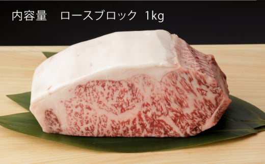 【6回定期便】 佐賀和牛 ロース ブロック 1kg 【一ノ瀬畜産】 [NAC132] 牛肉 佐賀県産 黒毛和牛 ブロック肉 ステーキ 焼肉 BBQ バーベキュー 定期便