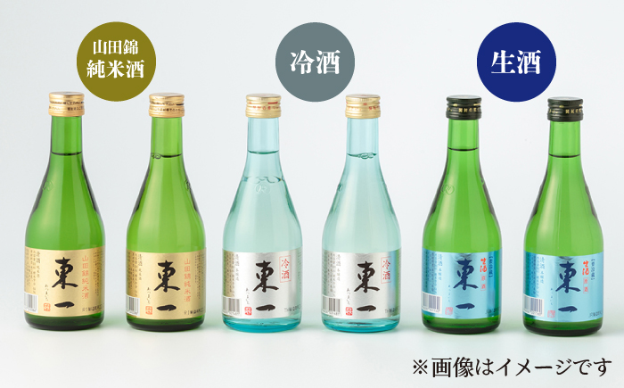 東一 飲み比べセットB (山田錦純米酒 冷酒 生酒) 300ml 6本 【嬉野酒店】 [NBQ010] 五町田酒造 日本酒 酒 日本酒飲みくらべ