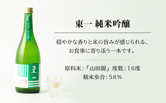 東一 純米吟醸・山田錦 純米酒 720ml 2本 【嬉野酒店】 [NBQ022] 五町田酒造 日本酒 酒 日本酒飲みくらべ